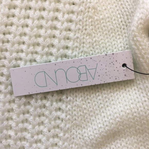 Abound Women's Ivory Long-Sleeve Sweater Size XS NEW - Picture 7 of 7